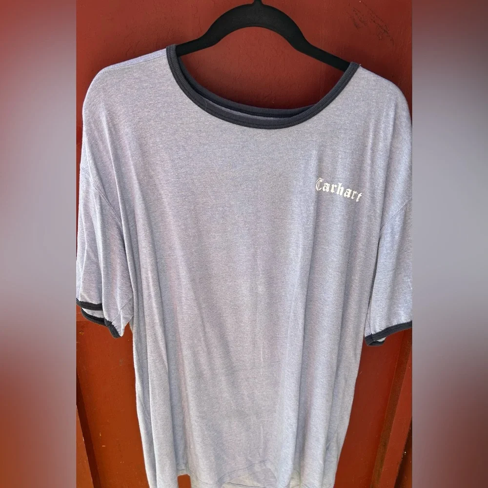 Carhartt Light Gray Short Sleeve Tee - Picture 1 of 5